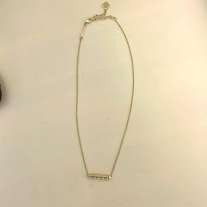 Kendra Scott Gold Plated Anissa Bar Pendant